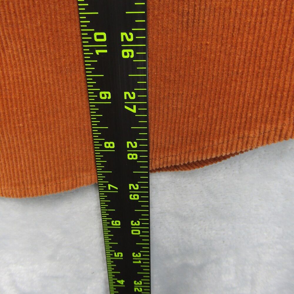 Critical Slide Society Shirt Button Up Corduroy Shacket Corduroy Sz M Rust Brown - Picture 12 of 14
